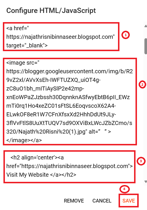 Step 5: Customizing and Saving the Code